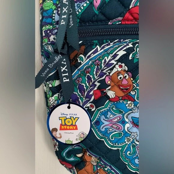 Vera Bradley Disney Pixar Toy Story Andy’s Room Triple Zip Hipster Crossbody bag - Picture 7 of 10
